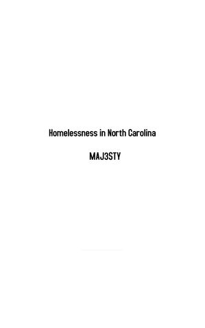 ŷKoboŻҽҥȥ㤨Homelessness in North CarolinaŻҽҡ[ MAJ3STY ]פβǤʤ150ߤˤʤޤ