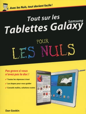 Tout sur les tablettes Samsung Galaxy Pour les Nuls