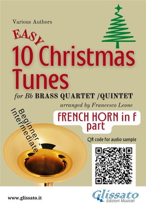 French Horn in F part of "10 Easy Christmas Tunes" for brass quartet/quintet