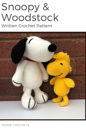Snoopy and Woodstock - Written Crochet Pattern Written Crochet Pattern