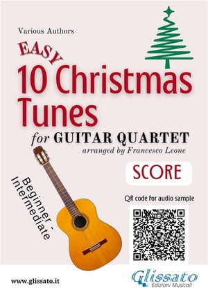 Guitar Quartet Score "10 Easy Christmas Tunes"