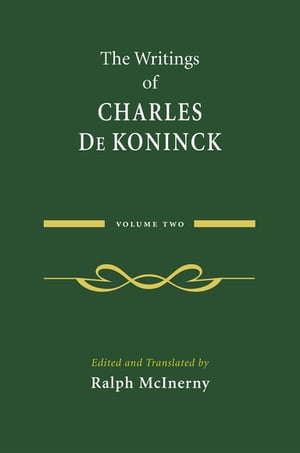 The Writings of Charles De Koninck