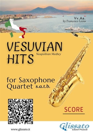 Saxophone Quartet "Vesuvian Hits" medley - score