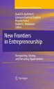 New Frontiers in Entrepreneurship Recognizing, Seizing, and Executing Opportunities【電子書籍】