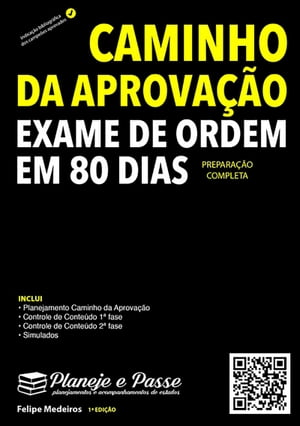 Caminho Da Aprovação Exame De Ordem Oab Em 80 Dias