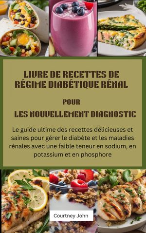 LIVRE DE RECETTES DE RÉGIME DIABÉTIQUE RÉNAL POUR LES NOUVELLEMENT DIAGNOSTIC