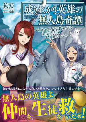 成り上がり英雄の無人島奇譚 ~スキルアップと万能アプリで美少女たちと快適サバイバル~