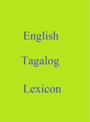 English Tagalog Lexicon