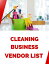 Cleaning Business Vendor List