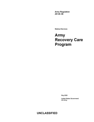 ＜p＞This US Army regulation, Army Regulation AR 40-58 Medical Services Army Recovery Care Program May 2020, prescribes the policy and standards for the Army Recovery Care Program. Establishes revised entry criteria for Soldier Recovery Units and prescribes the daily operations for the care management and rehabilitation of wounded, ill, and injured Soldiers. This mandated revision renames Warrior Care and Transition Program to Army Recovery Care Program and includes changes to program structure and units. This regulation implements Public Law 110?181, Sections 1611, 1613, 1614, and 1615, Title XVI; Section 12301(h) Title 10, United States Code; Section 481K Title 37, United States Code; DODI 1300.24; and DODI 6010.24. This regulation applies to the Regular Army, the Army National Guard/Army National Guard of the United States, and the U.S. Reserve, unless otherwise stated.＜/p＞画面が切り替わりますので、しばらくお待ち下さい。 ※ご購入は、楽天kobo商品ページからお願いします。※切り替わらない場合は、こちら をクリックして下さい。 ※このページからは注文できません。