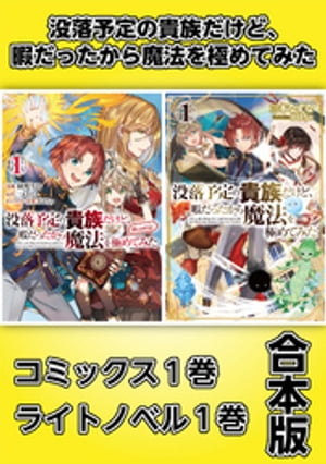 没落予定の貴族だけど、暇だったから魔法を極めてみた【コミックス1巻＆ライトノベル1巻合本版】