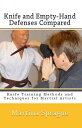 Knife and Empty-Hand Defenses Compared Knife Training Methods and Techniques for Martial Artists, 9【電子書籍】 Martina Sprague