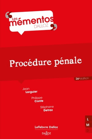 Procédure pénale 26ed