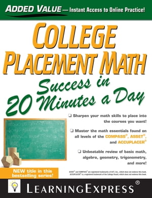 College Placement Math Success in 20 Minutes a Day