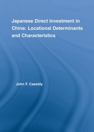 Japanese Direct Investment in China