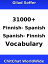 31000+ Finnish - Spanish Spanish - Finnish Vocabulary