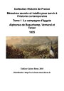 memoires secrets et inedits pour servir l histoire contemporaine tome 1 La campagne de d'?gypte ,l'histoire par ceux qui l'ont v?cus