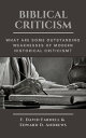 ŷKoboŻҽҥȥ㤨BIBLICAL CRITICISM What are Some Outstanding Weaknesses of Modern Historical Criticism?Żҽҡ[ Edward D. Andrews ]פβǤʤ1,062ߤˤʤޤ