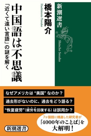 中国語は不思議ー「近くて遠い言語」の謎を解くー（新潮選書）