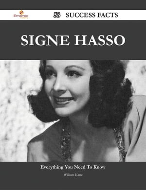 Signe Hasso 53 Success Facts - Everything you need to know about Signe Hasso
