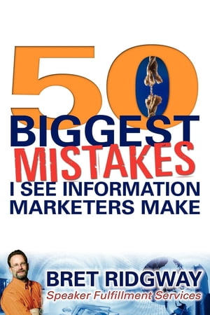 ＜p＞If one of your Info Marketing goals is to crush your closest competitors, you can practically do it by default if you eliminate the mistakes from your marketing activities and communications! When you avoid mistakes, you will WIN by not losing your time, money and confidence. Your passport to becoming a wildly successful Information Marketer boils down to doing the opposite of the "50 Mistakes" you read about in this course. Period. “50 Biggest Mistakes is packed full of logical practical, and actionable advice, that anyone in the industry can take to the bank. The best way to fix a mistake is to avoid it in the first place.” “Buying this book is a no-brainer for all information marketers. Luckily, Bret didn’t take his own advice and made his #5 mistake. He did not charge anywhere near the value this book provides. Before he changes his mind, I would just buy it.” “When Bret Ridgway talks about Information Marketing, I listen. You should, too!” “Just after reading the first handful of ‘mistakes’ I’ve already made changes to an upcoming product launch I’m doing that should put an extra five figures into my pocket.”＜/p＞画面が切り替わりますので、しばらくお待ち下さい。 ※ご購入は、楽天kobo商品ページからお願いします。※切り替わらない場合は、こちら をクリックして下さい。 ※このページからは注文できません。