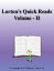 Lorton's Quick Reads: Volume IIŻҽҡ[ William F. Lorton, Sr. ]