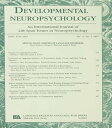 Origins of Language Disorders A Special Issue of developmental Neuropsychology【電子書籍】