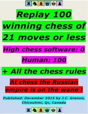 Replay 100 Winning Chess of 21 Moves or Less - H