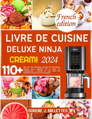 LIVRE DE CUISINE DELUXE NINJA CREAMI 2024