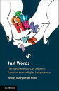 Just Words The Effectiveness of Civil Justice in European Human Rights Jurisprudence