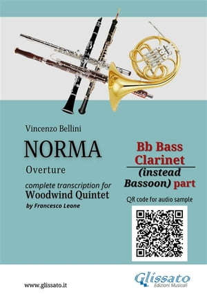 Bb Bass Clarinet (instead Bassoon) part of "Norma" for Woodwind Quintet
