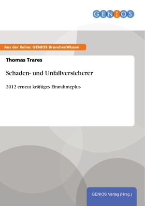 Schaden- und Unfallversicherer 2012 erneut kr?ftiges Einnahmeplus