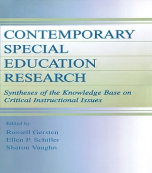 Contemporary Special Education Research