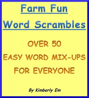 Farm Fun Word Scramble: Over 50 Word Puzzles【