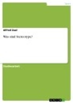 Was sind Stereotype?【電子書籍】[ Alfred Zaal ]