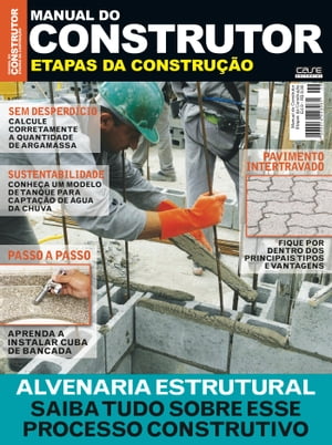 Manual do Construtor Etapas da Construção Ed. 9 - Alvenaria Estrutural