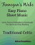 Finnegan's Wake Easy Piano Sheet Music