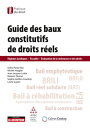 Guide des baux constitutifs de droits r?els R?gimes juridiques - Fiscalit? - Evaluation de la redevance et des droits