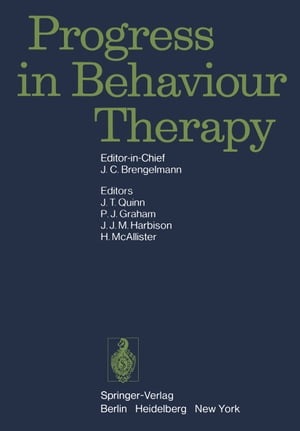 Progress in Behaviour Therapy