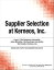 Supplier Selection at Kerneos, Inc.