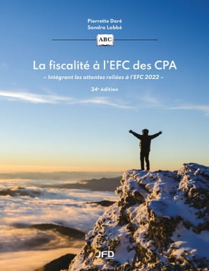 La fiscalit? ? l’EFC des CPA - 24e ?dition Int