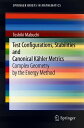 Test Configurations, Stabilities and Canonical K?hler Metrics Complex Geometry b...