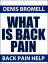 What is Back PAIN