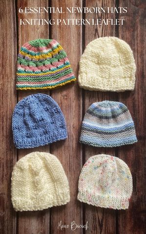ŷKoboŻҽҥȥ㤨6 Essential Newborn Hats Knitting Pattern LeafletŻҽҡ[ Marie Bocock ]פβǤʤ350ߤˤʤޤ