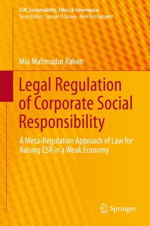 Legal Regulation of Corporate Social Responsibility