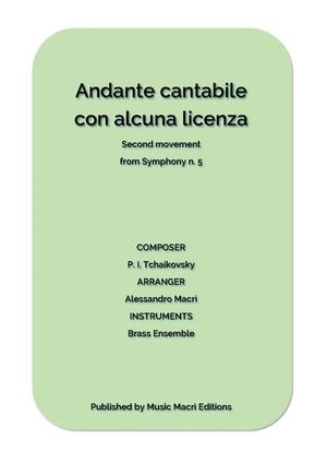 Andante cantabile con alcuna licenza - Second movement from Symphony n. 5