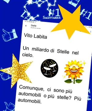 Un miliardo di Stelle nel cielo Comunque, ci sono pi? stelle o pi? automobili? Pi? automobili.