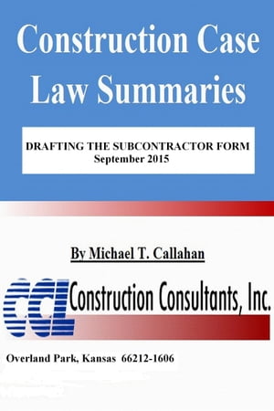 Drafting the Subcontractor Form