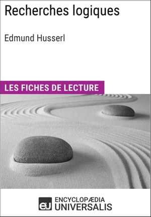 Recherches logiques d'Edmund Husserl