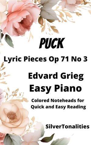 ŷKoboŻҽҥȥ㤨Puck Lyric Pieces Opus 71 Number 3 Easy Piano Sheet Music with Colored NotationŻҽҡ[ SilverTonalities ]פβǤʤ887ߤˤʤޤ